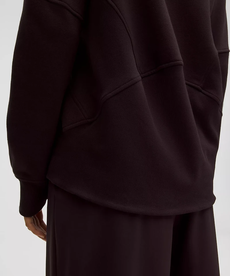Scuba Oversized Half-Zip Hoodie *Long | Women's Hoodies & Sweatshirts