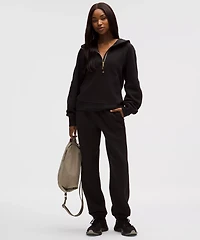 Scuba Oversized Half-Zip Hoodie *Long