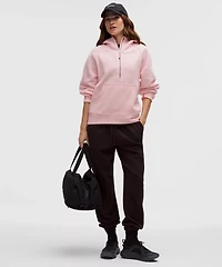 Scuba Oversized Half-Zip Hoodie *Long