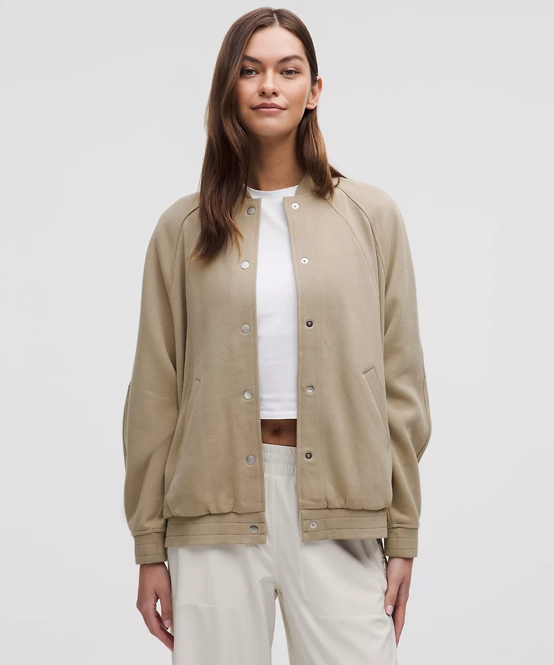 Scuba Oversized Collegiate Jacket | Women's Coats & Jackets