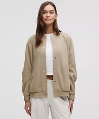 Scuba Oversized Collegiate Jacket | Women's Coats & Jackets
