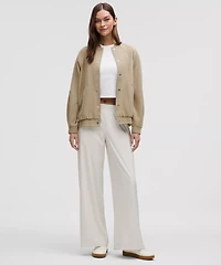 Scuba Oversized Collegiate Jacket | Women's Coats & Jackets