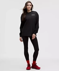 Team Canada Women's Heavyweight Cotton Long Sleeve COC Logo *Wordmark