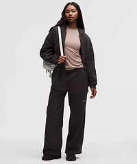 Wundermost Ultra-Soft Ribbed Nulu Crewneck Long-Sleeve Shirt