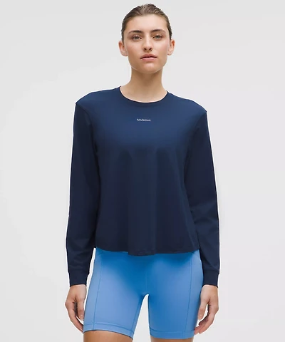 Pace Crush Cross-Back UV-Protective Graphic Long-Sleeve Shirt | Women's Long Sleeve Shirts