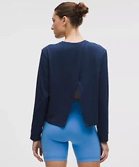 Pace Crush Cross-Back UV-Protective Graphic Long-Sleeve Shirt | Women's Long Sleeve Shirts