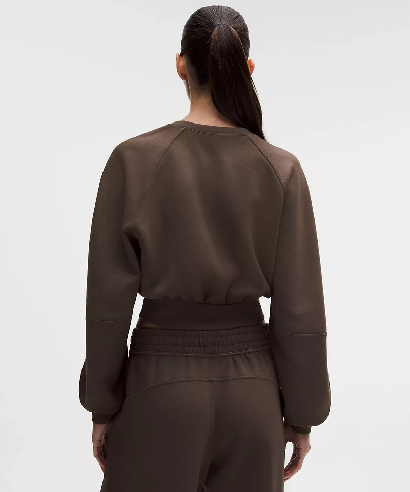 Smooth Spacer Cropped Pullover *Wash