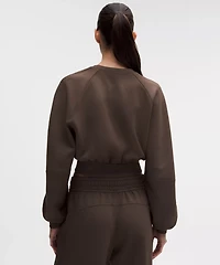 Smooth Spacer Cropped Pullover *Wash