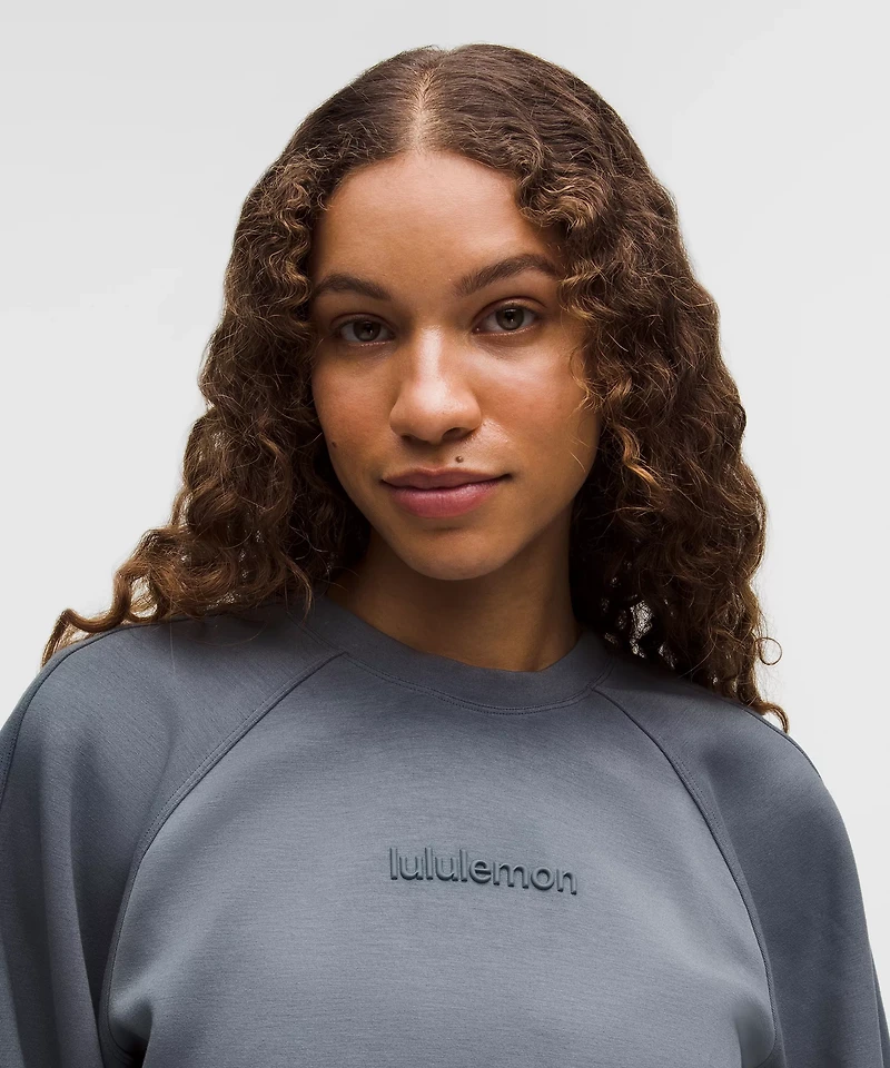 Smooth Spacer Cropped Pullover *Wash