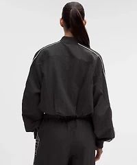 Crinkle Nylon Track Jacket *Wordmark