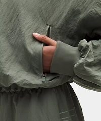 Crinkle Nylon Track Jacket *Wordmark