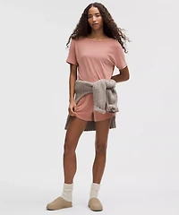 Drapey Softstreme Boatneck Short-Sleeve Shirt