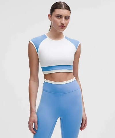 Nulu Cropped Short-Sleeve Shirt *Retro Remix Set | Women's Short Sleeve Shirts & Tee's