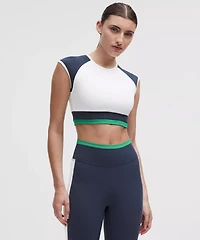 Nulu Cropped Short-Sleeve Shirt *Retro Remix Set | Women's Short Sleeve Shirts & Tee's