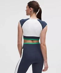 Nulu Cropped Short-Sleeve Shirt *Retro Remix Set | Women's Short Sleeve Shirts & Tee's