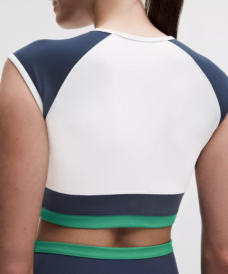 Nulu Cropped Short-Sleeve Shirt *Retro Remix Set | Women's Short Sleeve Shirts & Tee's