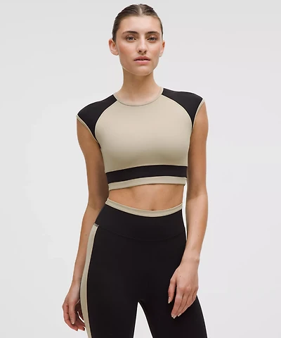 Nulu Cropped Short-Sleeve Shirt *Retro Remix Set | Women's Short Sleeve Shirts & Tee's