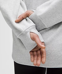 Scuba Oversized Half-Zip Hoodie *Long | Women's Hoodies & Sweatshirts