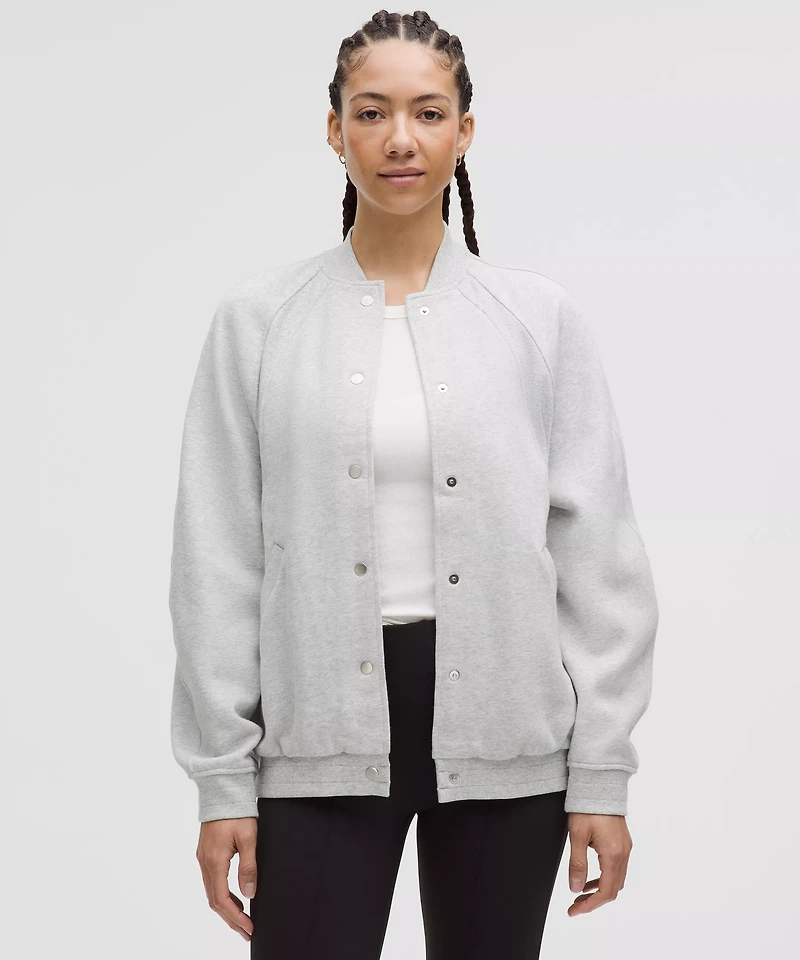 Scuba Oversized Collegiate Jacket | Women's Coats & Jackets