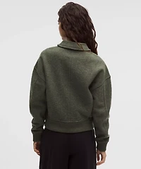 Wool-Blend Collared Jacket