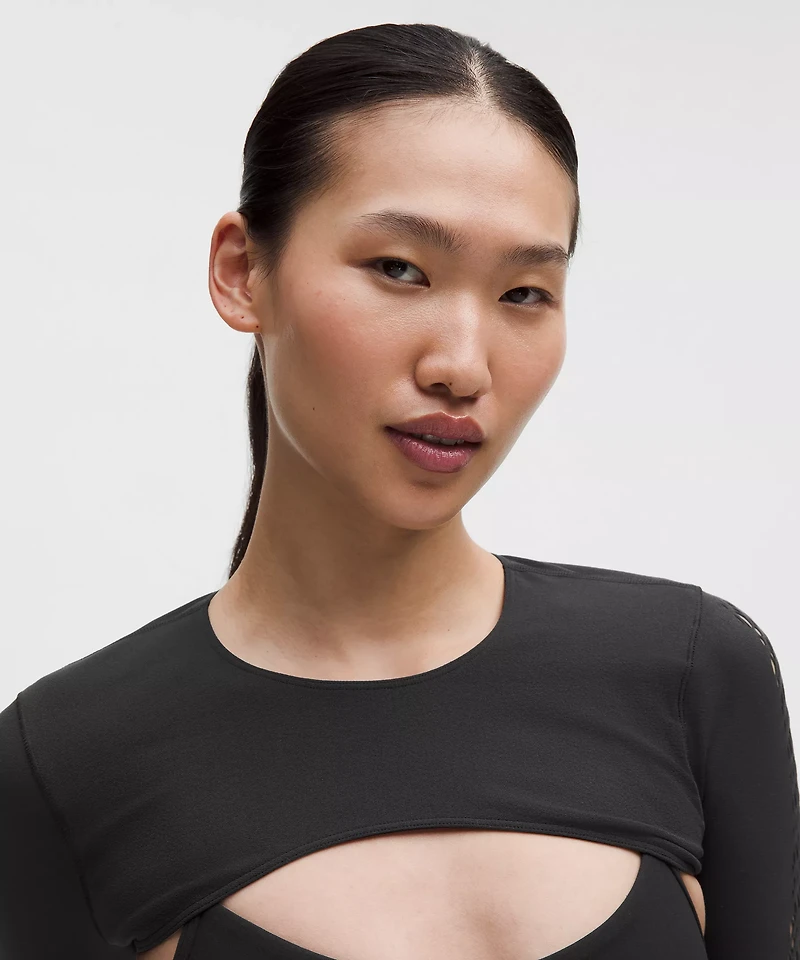 RevealKnit Interlace Long-Sleeve Shrug