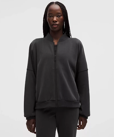 Brushed Softstreme Oversized Bomber Jacket