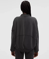 Brushed Softstreme Oversized Bomber Jacket