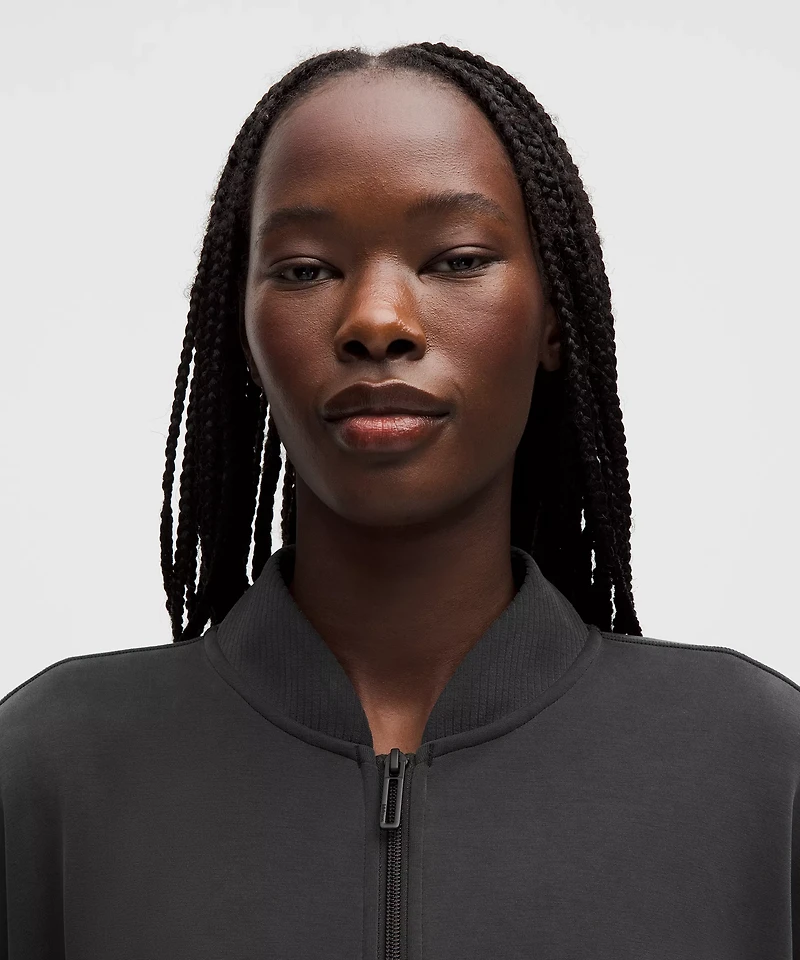 Brushed Softstreme Oversized Bomber Jacket