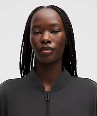 Brushed Softstreme Oversized Bomber Jacket