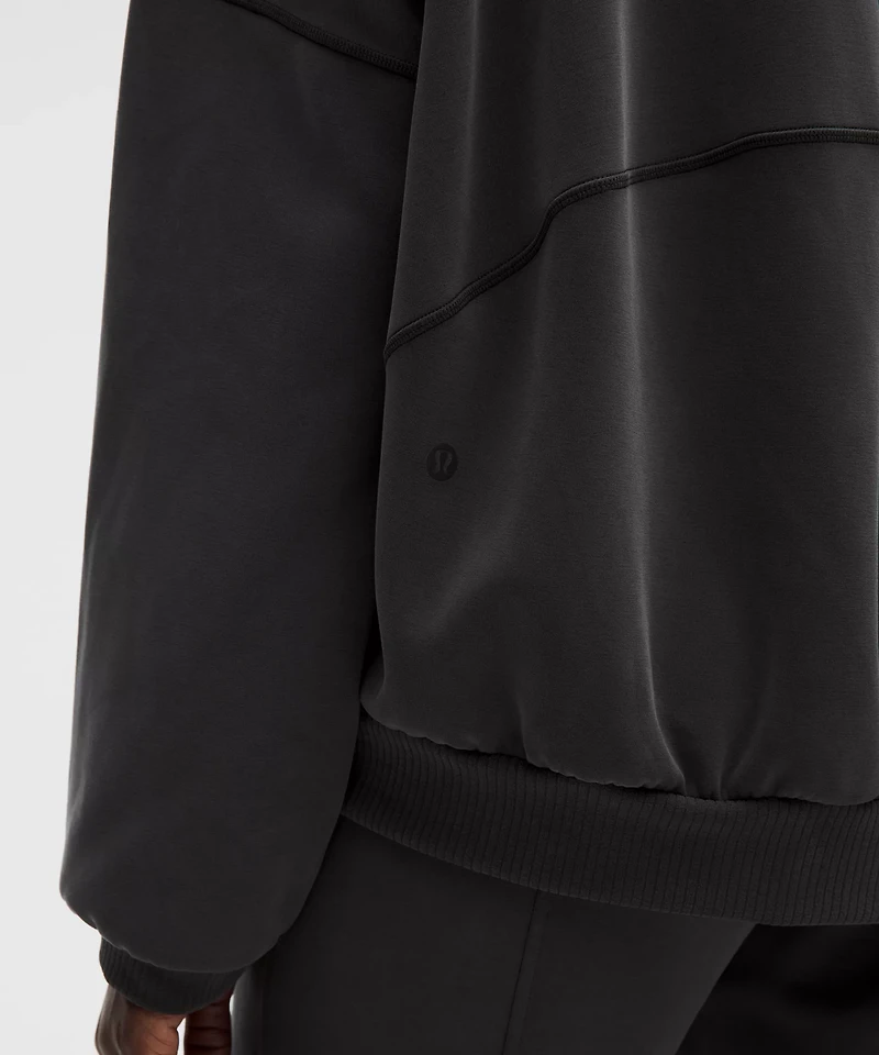 Brushed Softstreme Oversized Bomber Jacket