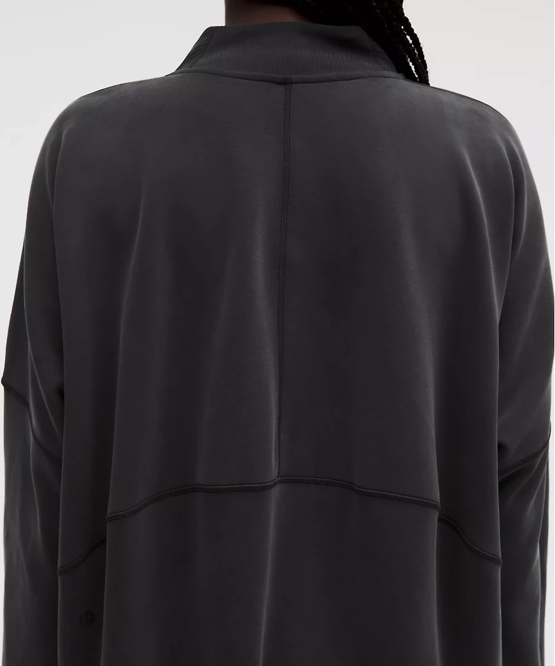 Brushed Softstreme Oversized Bomber Jacket