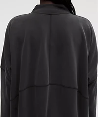 Brushed Softstreme Oversized Bomber Jacket