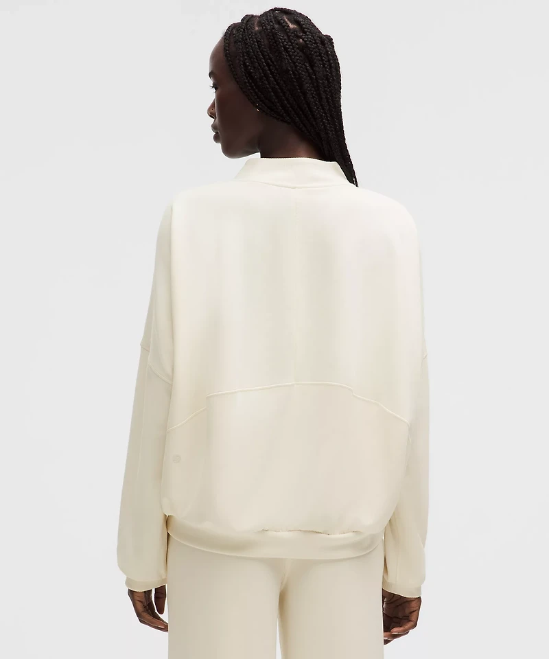 Brushed Softstreme Oversized Bomber Jacket