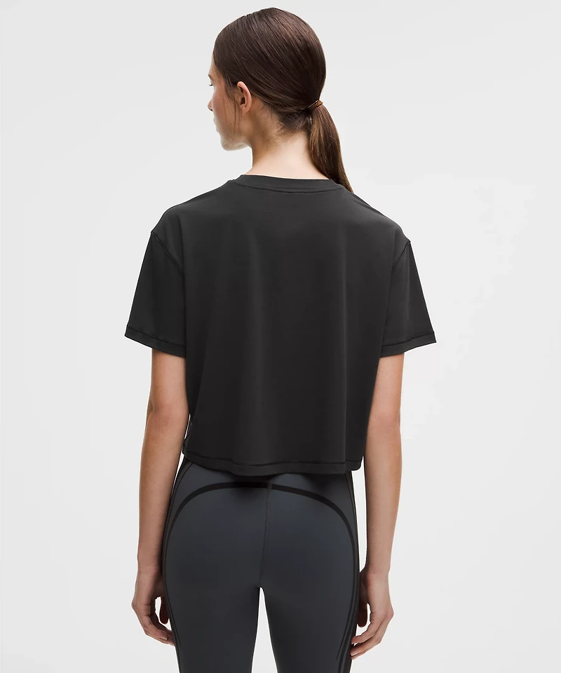 Jersey Training Cropped Short-Sleeve Shirt *Flocked