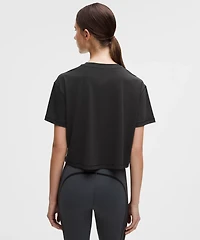 Jersey Training Cropped Short-Sleeve Shirt *Flocked