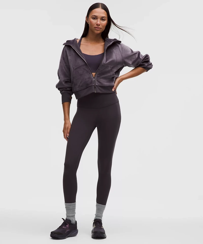 Scuba Oversized Full-Zip Hoodie *Velvet