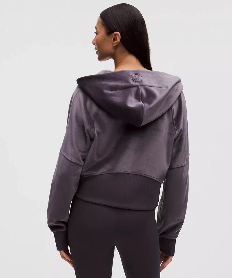 Scuba Oversized Full-Zip Hoodie *Velvet