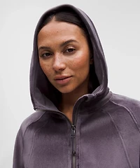 Scuba Oversized Full-Zip Hoodie *Velvet