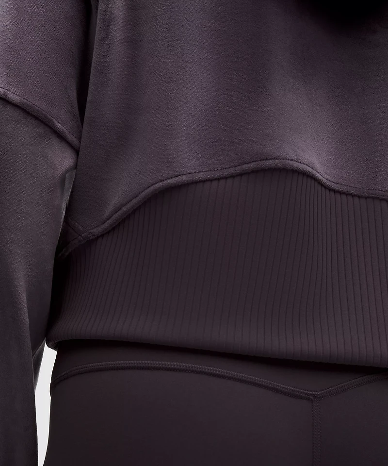 Scuba Oversized Full-Zip Hoodie *Velvet