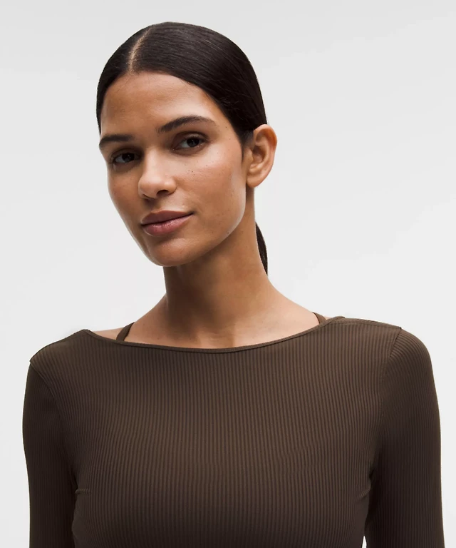 Lululemon athletica Ribbed Nulu Scoop-Back Cap Sleeve Dress | Women's  Dresses | Pacific City