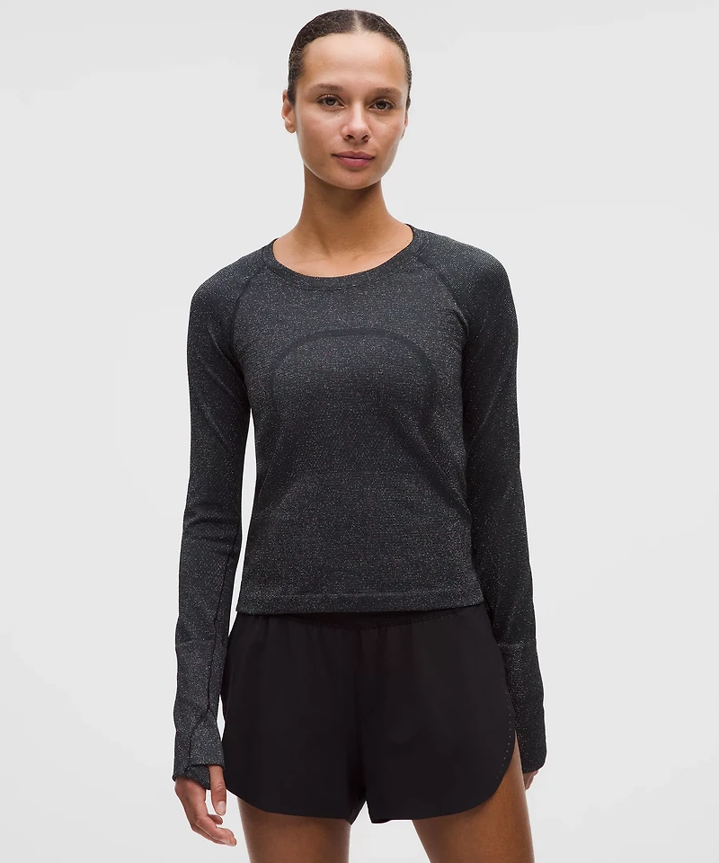 Swiftly Tech Long-Sleeve Shirt 2.0 Waist Length *Sparkle