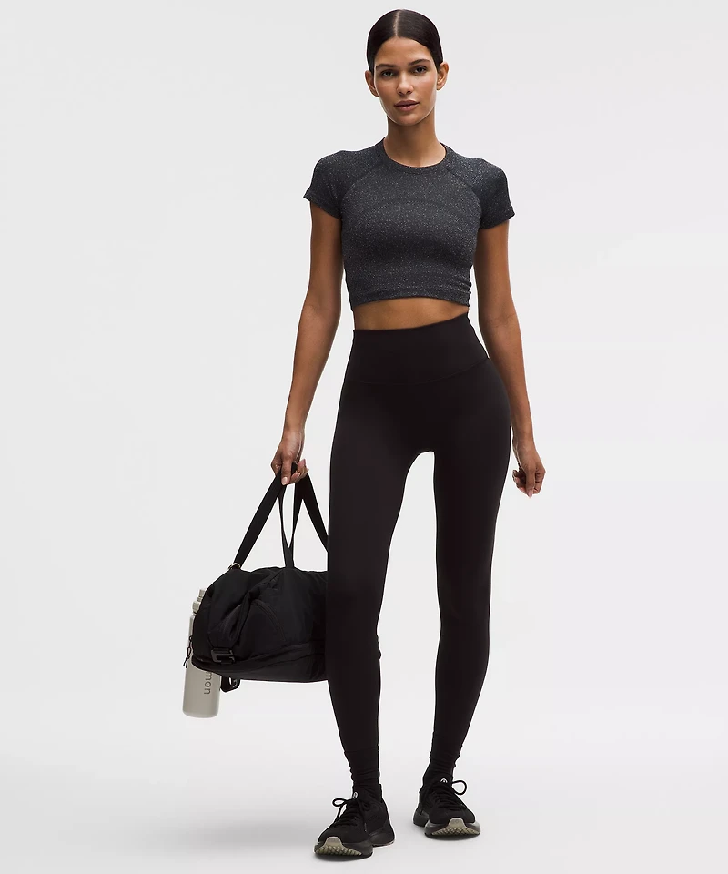 Swiftly Tech Cropped Short-Sleeve Shirt 2.0 *Sparkle