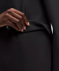 Brushed Twill Oversized Blazer