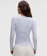 Hold Tight Scoop-Neck Long-Sleeve Shirt | Women's Long Sleeve Shirts