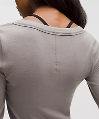 Hold Tight Scoop-Neck Long-Sleeve Shirt | Women's Long Sleeve Shirts