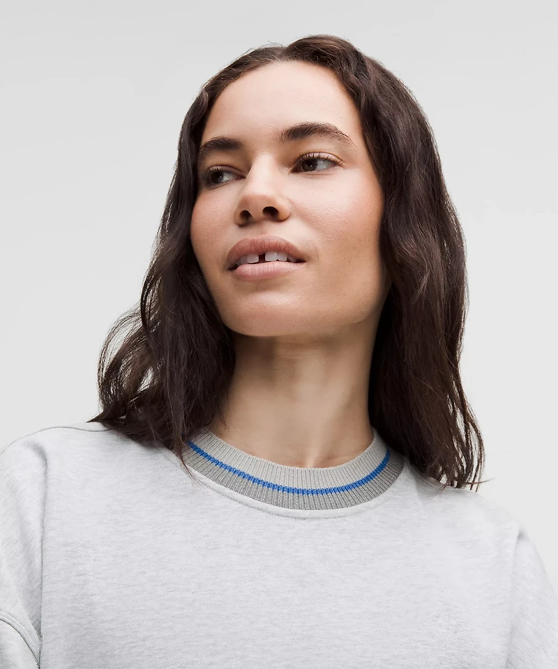 Perfectly Oversized Ringer Crew | Women's Hoodies & Sweatshirts