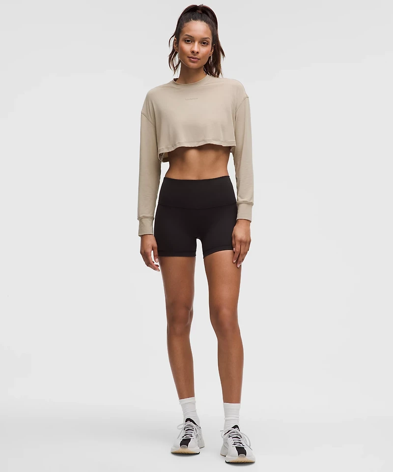 Jersey Training Super-Cropped Long-Sleeve Shirt | Women's Long Sleeve Shirts