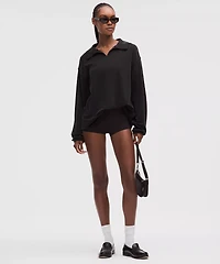Softstreme Pique Oversized Long-Sleeve Polo Shirt | Women's Shirts