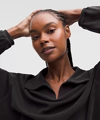 Softstreme Pique Oversized Long-Sleeve Polo Shirt | Women's Shirts