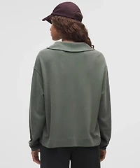Softstreme Pique Oversized Long-Sleeve Polo Shirt | Women's Shirts